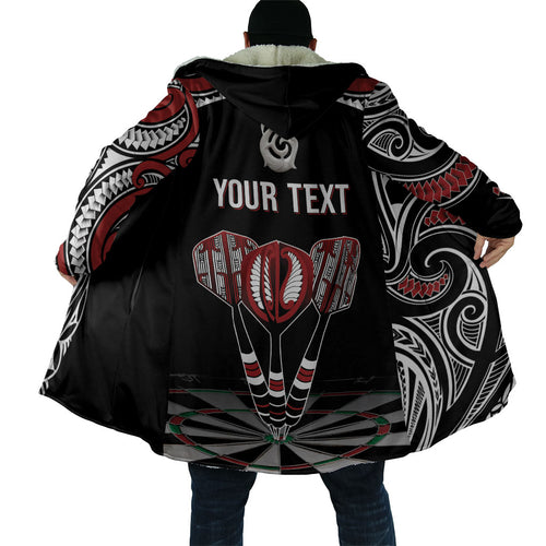New Zealand Darts Personalized Hei Manaia Cloak Classic Kowhaiwhai