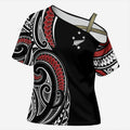 New Zealand Darts Personalized Hei Manaia Cross Shoulder Shirt Classic Kowhaiwhai