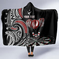 New Zealand Darts Personalized Hei Manaia Hooded Blanket Classic Kowhaiwhai