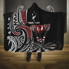 New Zealand Darts Personalized Hei Manaia Hooded Blanket Classic Kowhaiwhai
