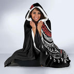 New Zealand Darts Personalized Hei Manaia Hooded Blanket Classic Kowhaiwhai