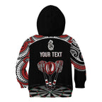 New Zealand Darts Personalized Hei Manaia Kid Hoodie Classic Kowhaiwhai