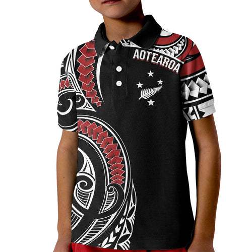 New Zealand Darts Personalized Hei Manaia Kid Polo Shirt Classic Kowhaiwhai