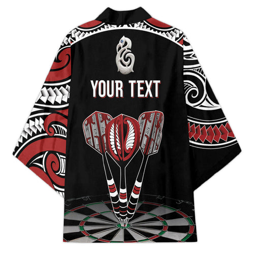New Zealand Darts Personalized Hei Manaia Kimono Classic Kowhaiwhai