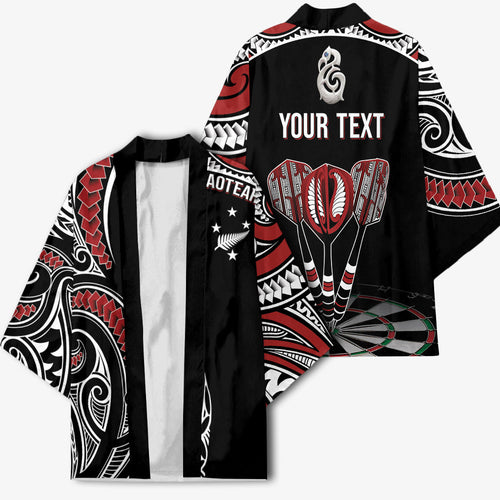 New Zealand Darts Personalized Hei Manaia Kimono Classic Kowhaiwhai