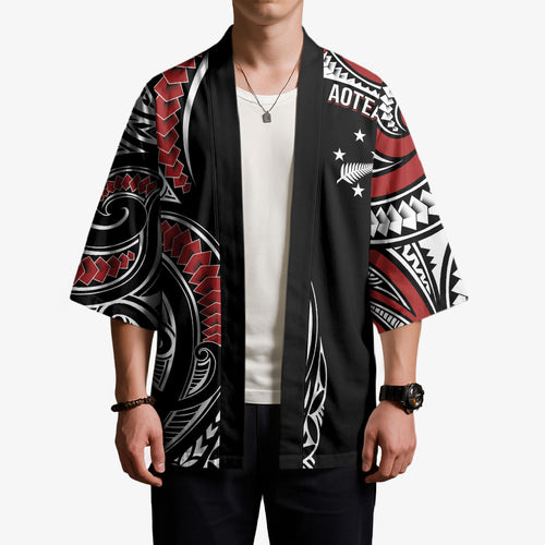 New Zealand Darts Personalized Hei Manaia Kimono Classic Kowhaiwhai