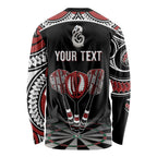New Zealand Darts Personalized Hei Manaia Long Sleeve Shirt Classic Kowhaiwhai