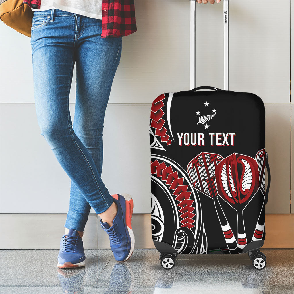 New Zealand Darts Personalized Hei Manaia Luggage Cover Classic Kowhaiwhai