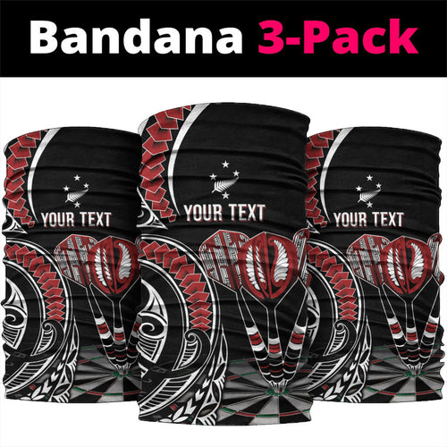 New Zealand Darts Personalized Hei Manaia Neck Gaiter Classic Kowhaiwhai