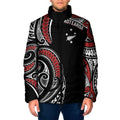 New Zealand Darts Personalized Hei Manaia Padded Jacket Classic Kowhaiwhai