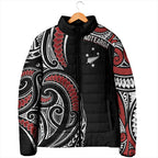 New Zealand Darts Personalized Hei Manaia Padded Jacket Classic Kowhaiwhai