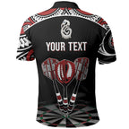 New Zealand Darts Personalized Hei Manaia Polo Shirt Classic Kowhaiwhai