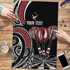 New Zealand Darts Personalized Hei Manaia Puzzle Classic Kowhaiwhai