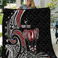 New Zealand Darts Personalized Hei Manaia Quilt Classic Kowhaiwhai