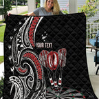 New Zealand Darts Personalized Hei Manaia Quilt Classic Kowhaiwhai