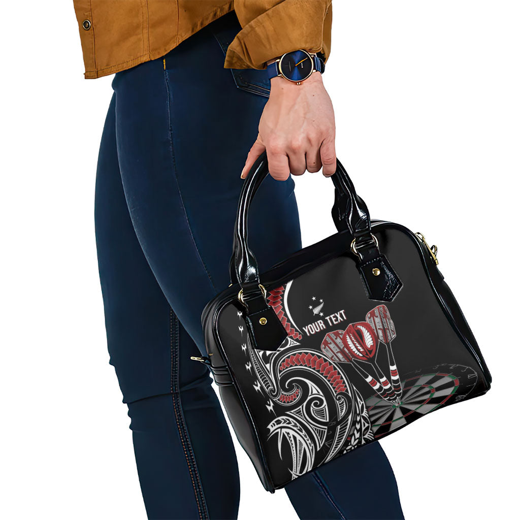 New Zealand Darts Personalized Hei Manaia Shoulder Handbag Classic Kowhaiwhai