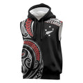 New Zealand Darts Personalized Hei Manaia Sleeveless Hoodie Classic Kowhaiwhai