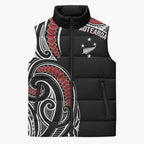 New Zealand Darts Personalized Hei Manaia Sleeveless Puffer Jacket Classic Kowhaiwhai