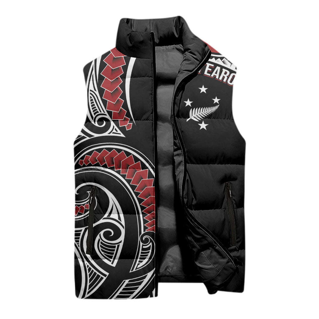 New Zealand Darts Personalized Hei Manaia Sleeveless Puffer Jacket Classic Kowhaiwhai