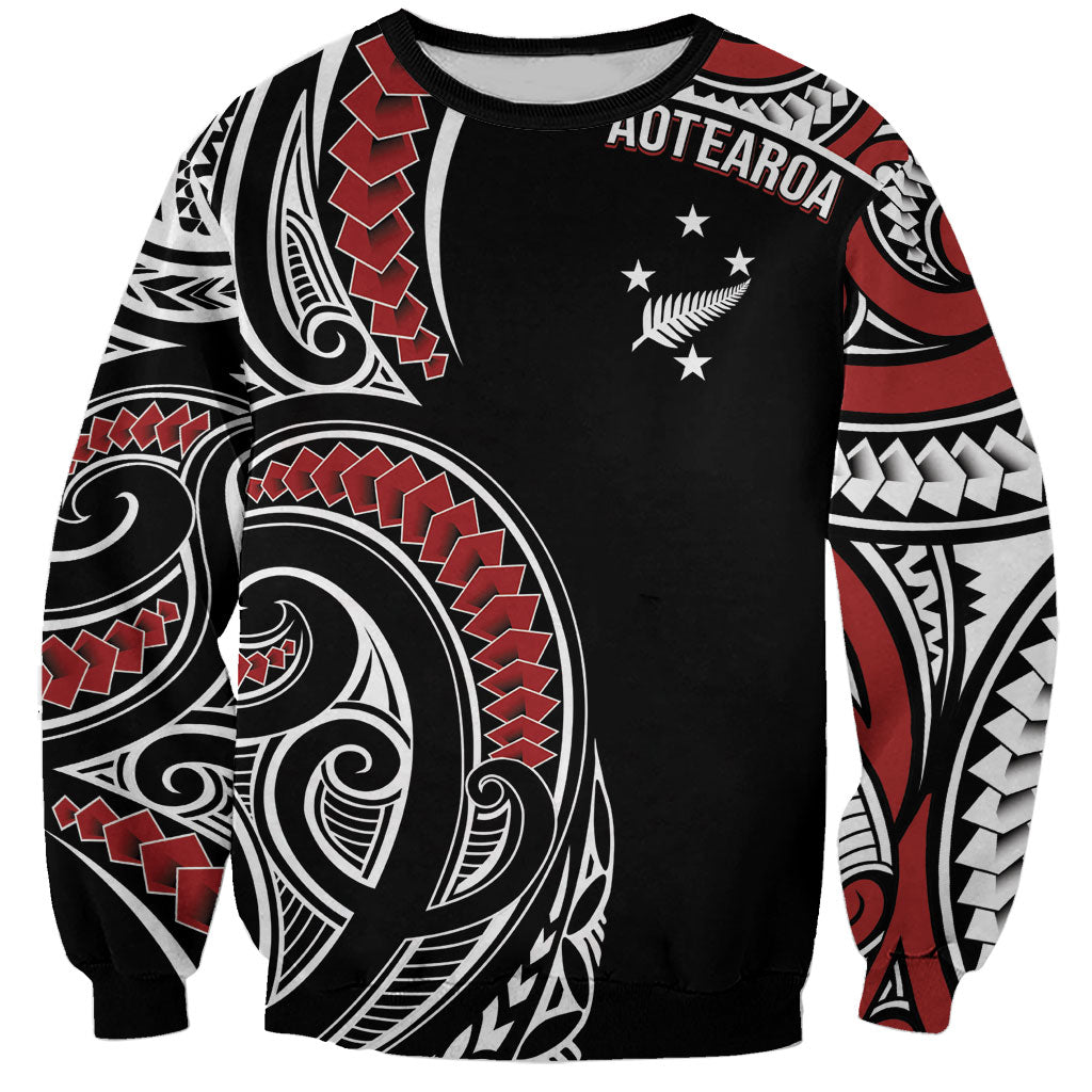 New Zealand Darts Personalized Hei Manaia Sweatshirt Classic Kowhaiwhai