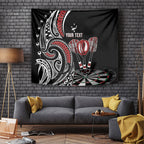 New Zealand Darts Personalized Hei Manaia Tapestry Classic Kowhaiwhai
