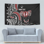 New Zealand Darts Personalized Hei Manaia Tapestry Classic Kowhaiwhai
