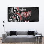 New Zealand Darts Personalized Hei Manaia Tapestry Classic Kowhaiwhai