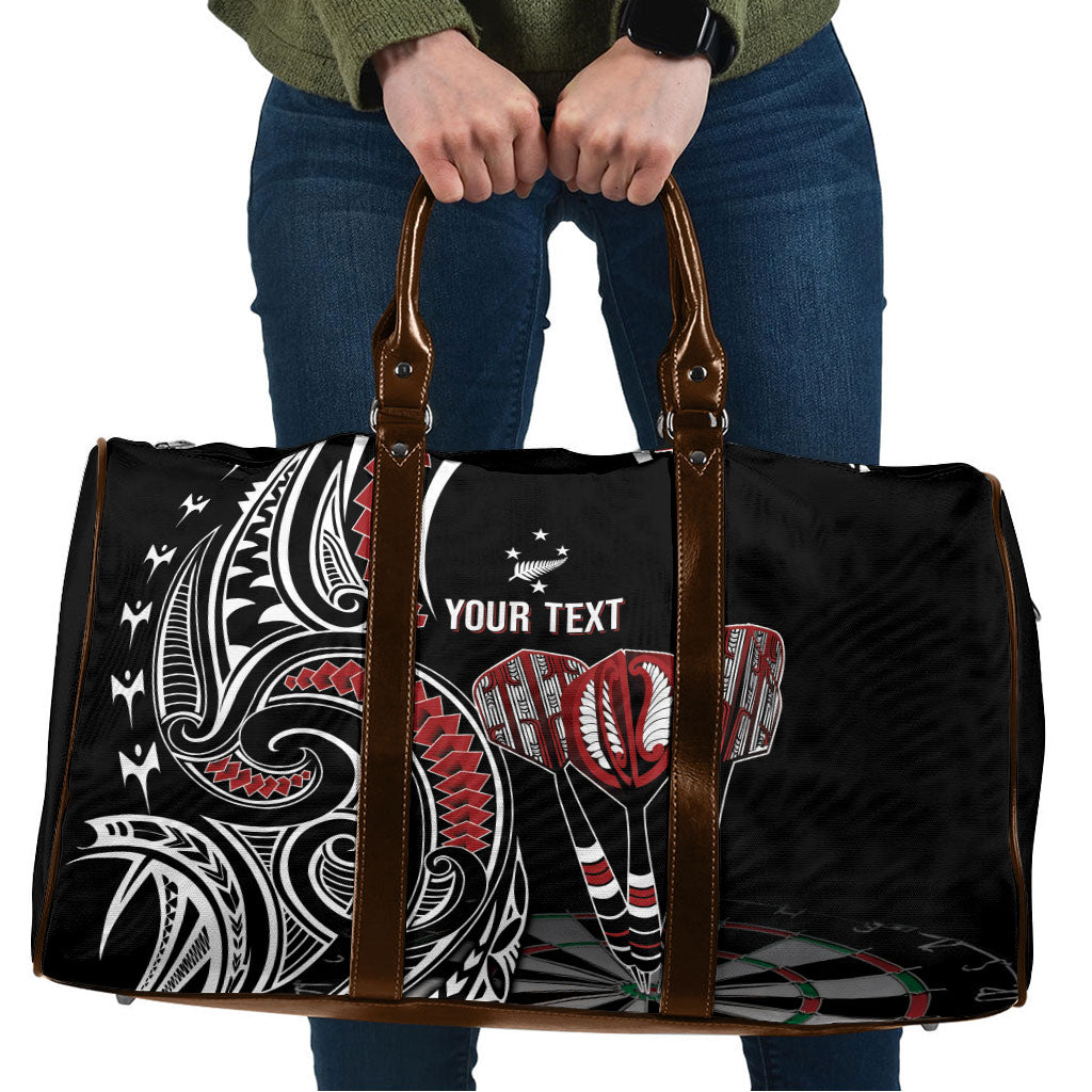 New Zealand Darts Personalized Hei Manaia Travel Bag Classic Kowhaiwhai