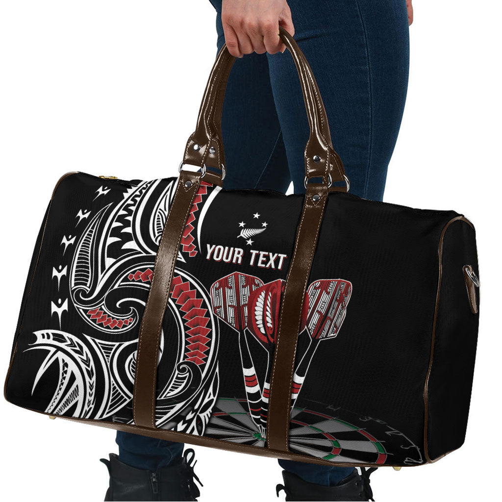 New Zealand Darts Personalized Hei Manaia Travel Bag Classic Kowhaiwhai
