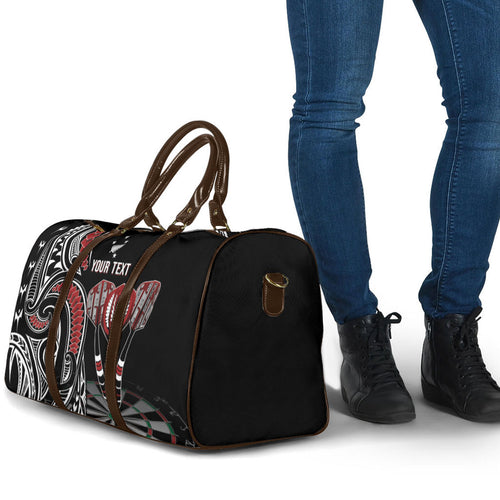 New Zealand Darts Personalized Hei Manaia Travel Bag Classic Kowhaiwhai