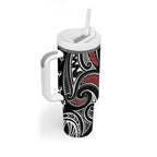 New Zealand Darts Hei Manaia Tumbler With Handle Classic Kowhaiwhai