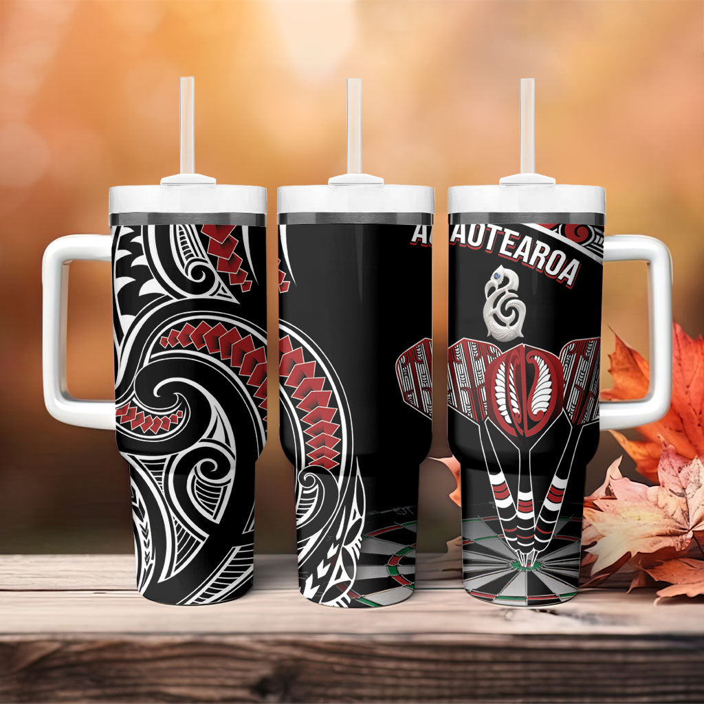New Zealand Darts Hei Manaia Tumbler With Handle Classic Kowhaiwhai
