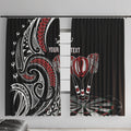 New Zealand Darts Personalized Hei Manaia Window Curtain Classic Kowhaiwhai