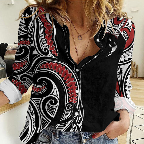 New Zealand Darts Personalized Hei Manaia Women Casual Shirt Classic Kowhaiwhai
