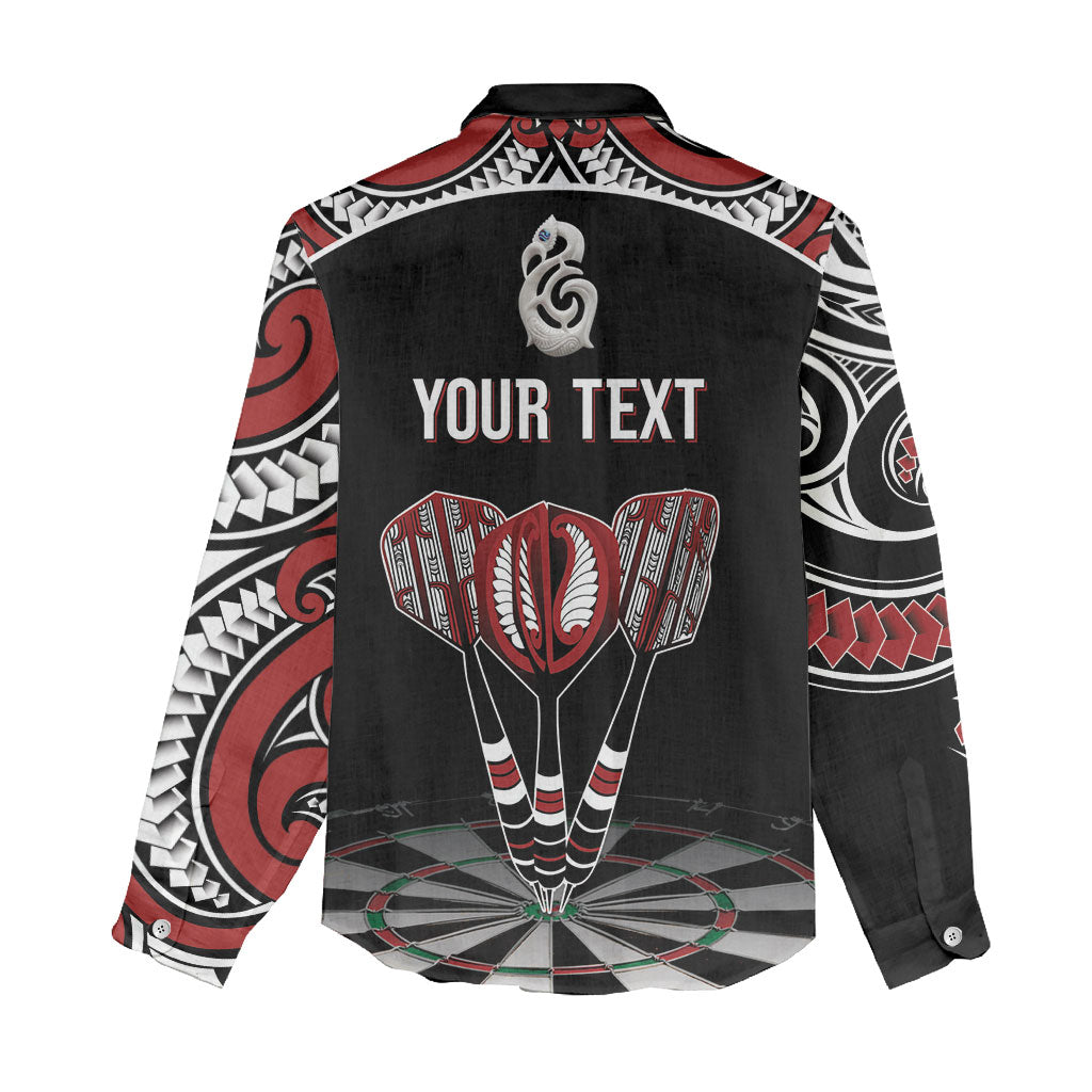 New Zealand Darts Personalized Hei Manaia Women Casual Shirt Classic Kowhaiwhai