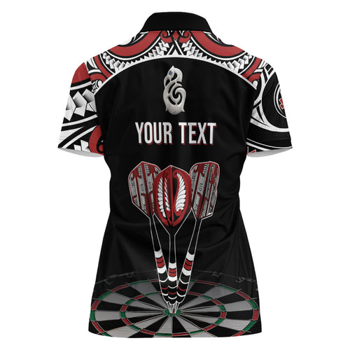 New Zealand Darts Personalized Hei Manaia Women Polo Shirt Classic Kowhaiwhai