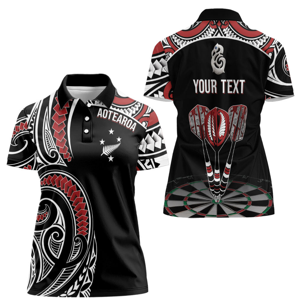 New Zealand Darts Personalized Hei Manaia Women Polo Shirt Classic Kowhaiwhai