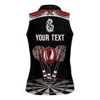 New Zealand Darts Personalized Hei Manaia Women Sleeveless Polo Shirt Classic Kowhaiwhai