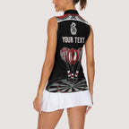 New Zealand Darts Personalized Hei Manaia Women Sleeveless Polo Shirt Classic Kowhaiwhai