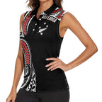 New Zealand Darts Personalized Hei Manaia Women Sleeveless Polo Shirt Classic Kowhaiwhai