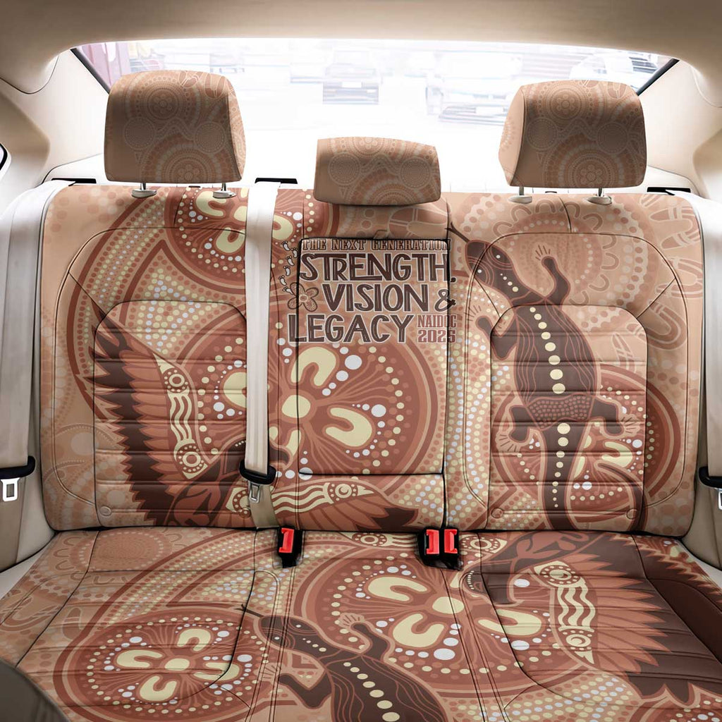 NAIDOC 2025 Strength Vision & Legacy Back Car Seat Cover Future Dreaming - Taupe