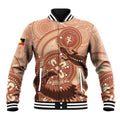 NAIDOC 2025 Strength Vision & Legacy Baseball Jacket Future Dreaming - Taupe