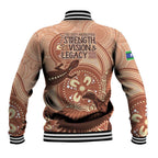 NAIDOC 2025 Strength Vision & Legacy Baseball Jacket Future Dreaming - Taupe
