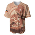 NAIDOC 2025 Strength Vision & Legacy Baseball Jersey Future Dreaming - Taupe