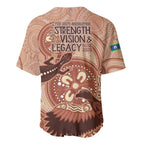 NAIDOC 2025 Strength Vision & Legacy Baseball Jersey Future Dreaming - Taupe