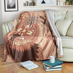 NAIDOC 2025 Strength Vision & Legacy Blanket Future Dreaming - Taupe