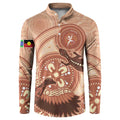 NAIDOC 2025 Strength Vision & Legacy Button Sweatshirt Future Dreaming - Taupe