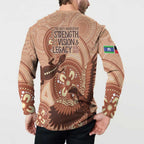 NAIDOC 2025 Strength Vision & Legacy Button Sweatshirt Future Dreaming - Taupe