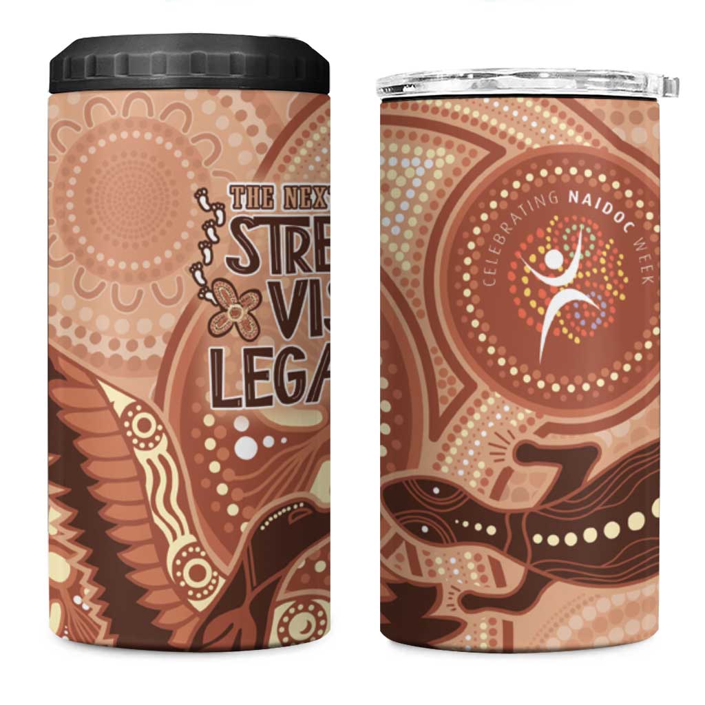 NAIDOC 2025 Strength Vision & Legacy 4 in 1 Can Cooler Tumbler Future Dreaming - Taupe