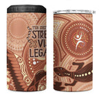 NAIDOC 2025 Strength Vision & Legacy 4 in 1 Can Cooler Tumbler Future Dreaming - Taupe